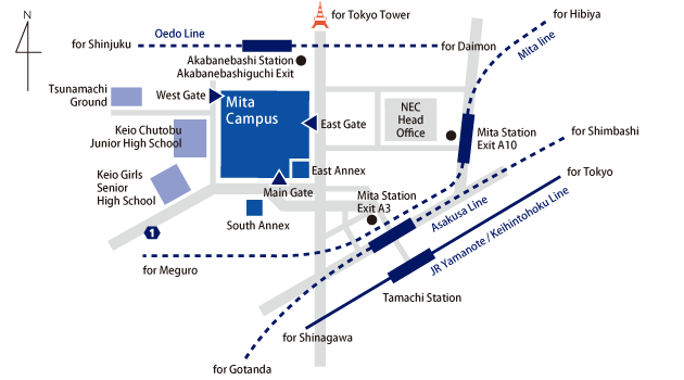 Mita Campus@Access Map